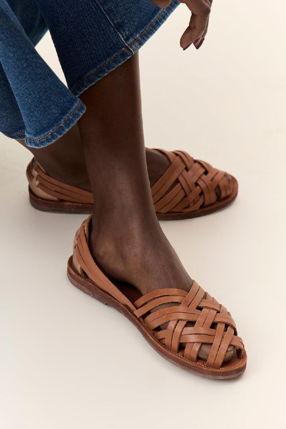 leon & harper Sandales Costa PLN Natural