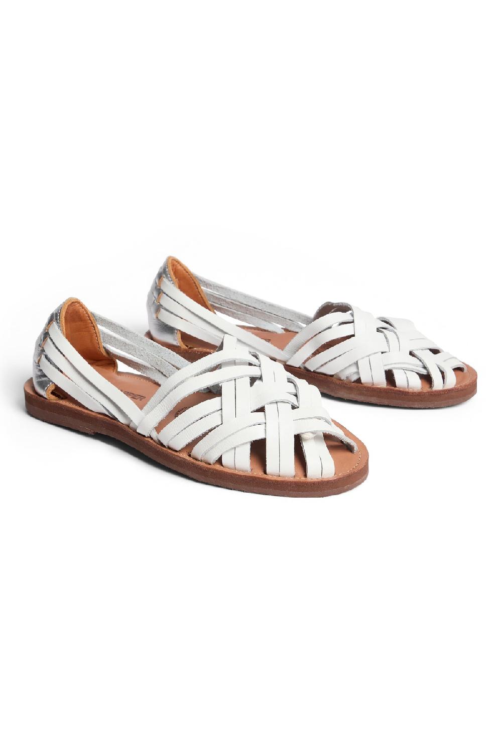 Leon & Harper Sandales Costa PLN White