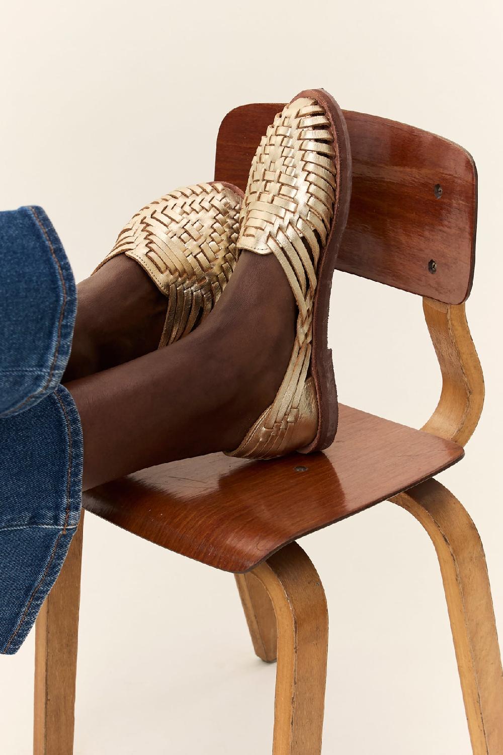 leon & harper Sandales Pachucca PLN Gold