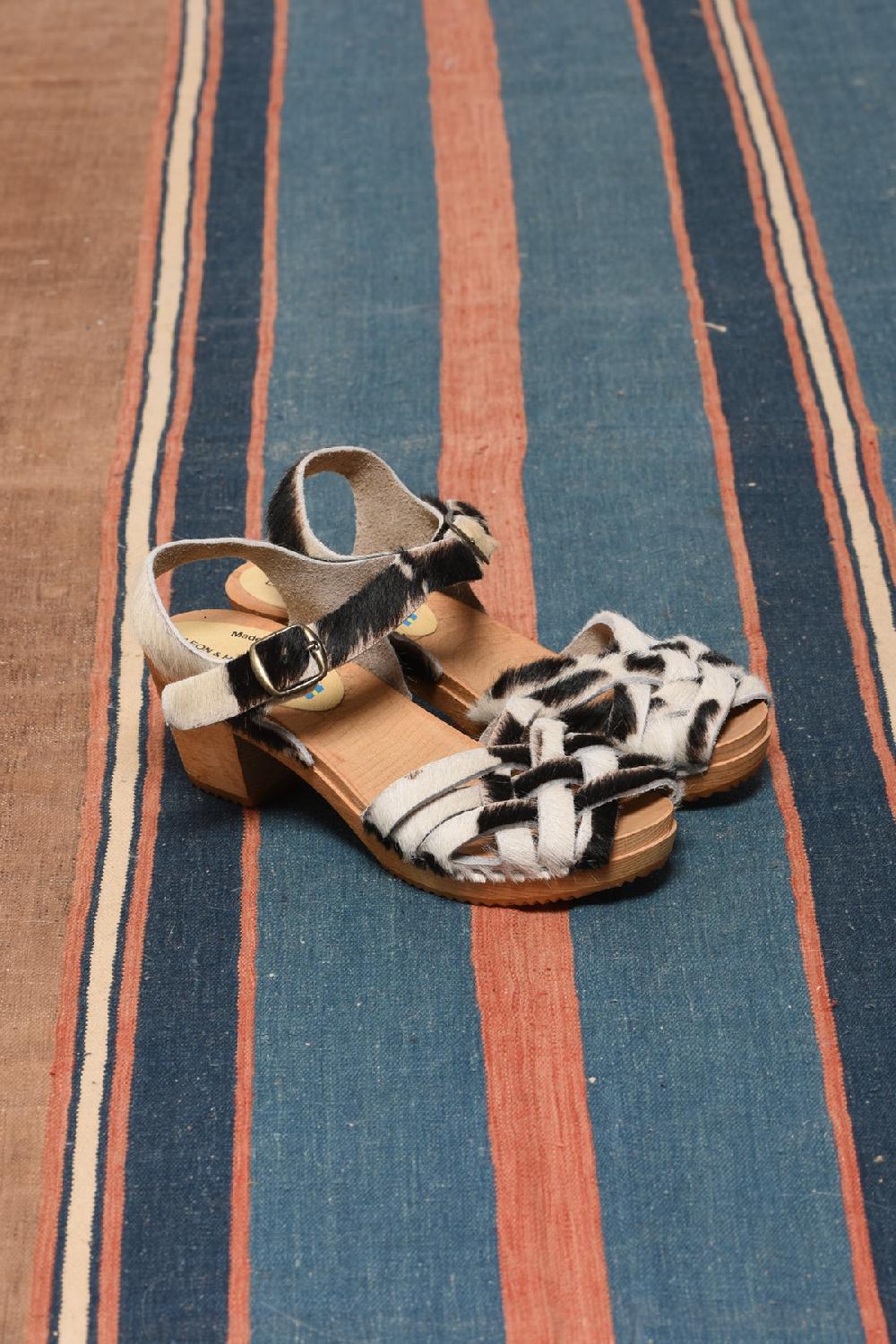 Leon & Harper Sandales Stockholm P Black And White