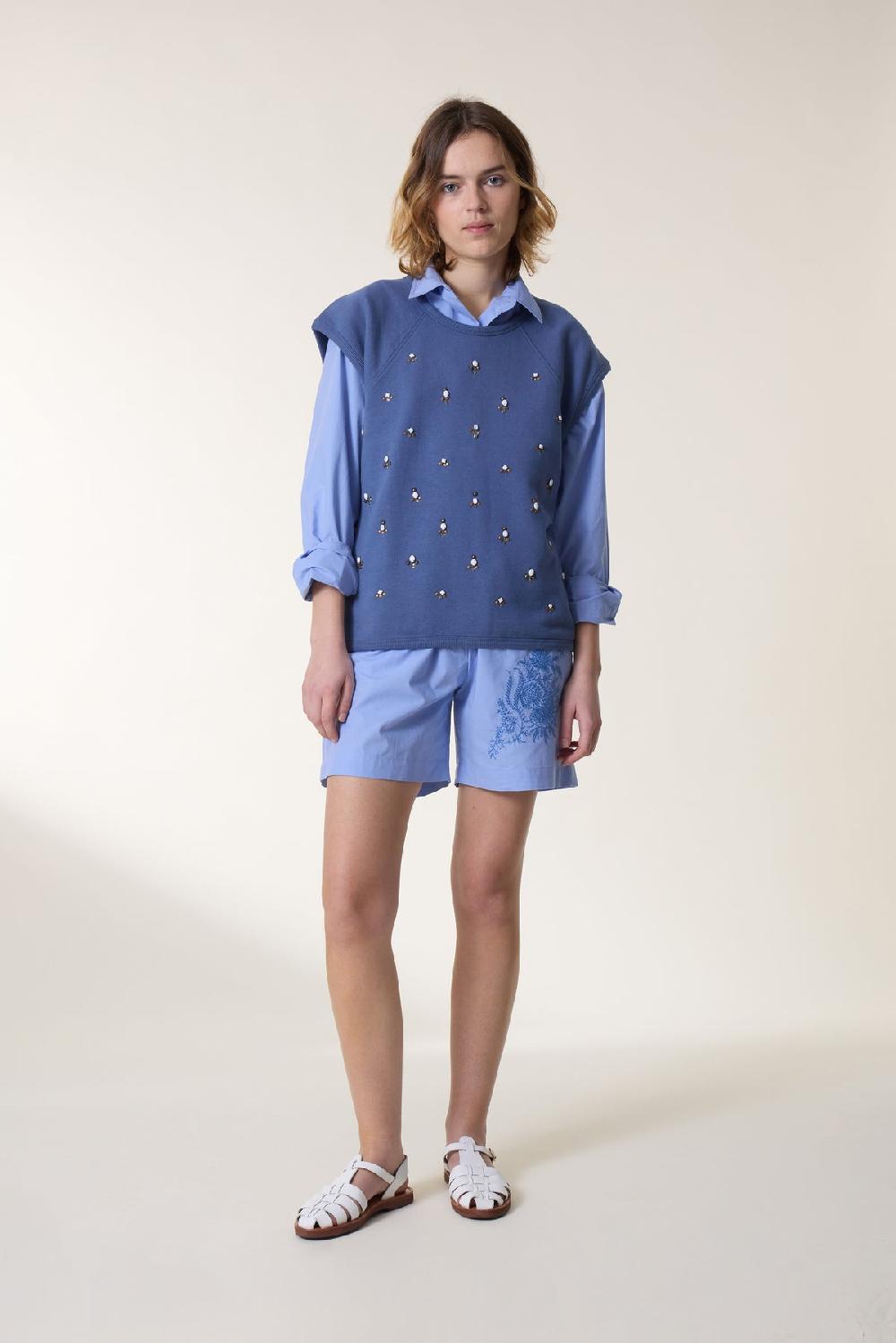 Leon & Harper Short Quiwi Brd Lavender