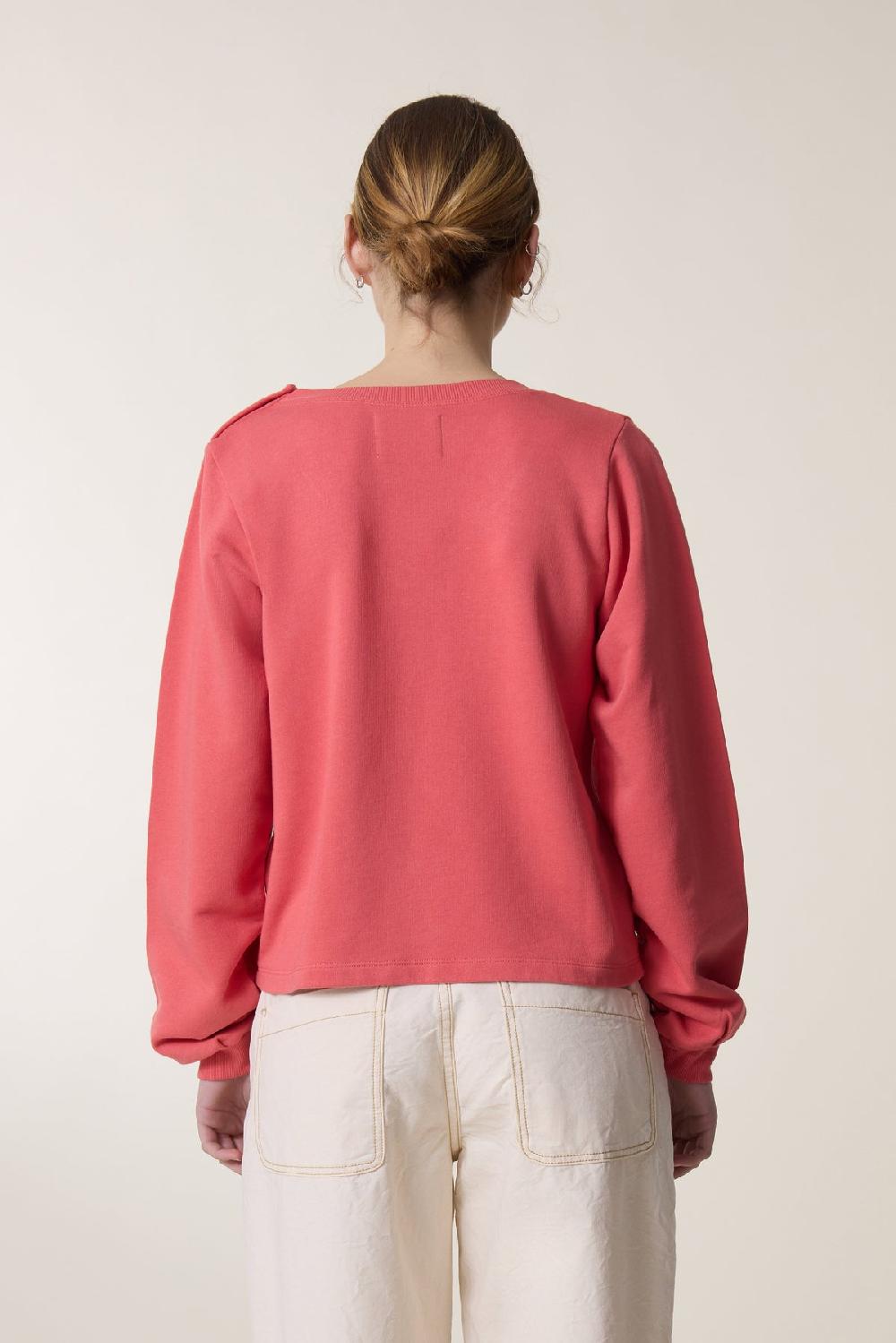 Leon & Harper Sweat Sarah Plain Coral