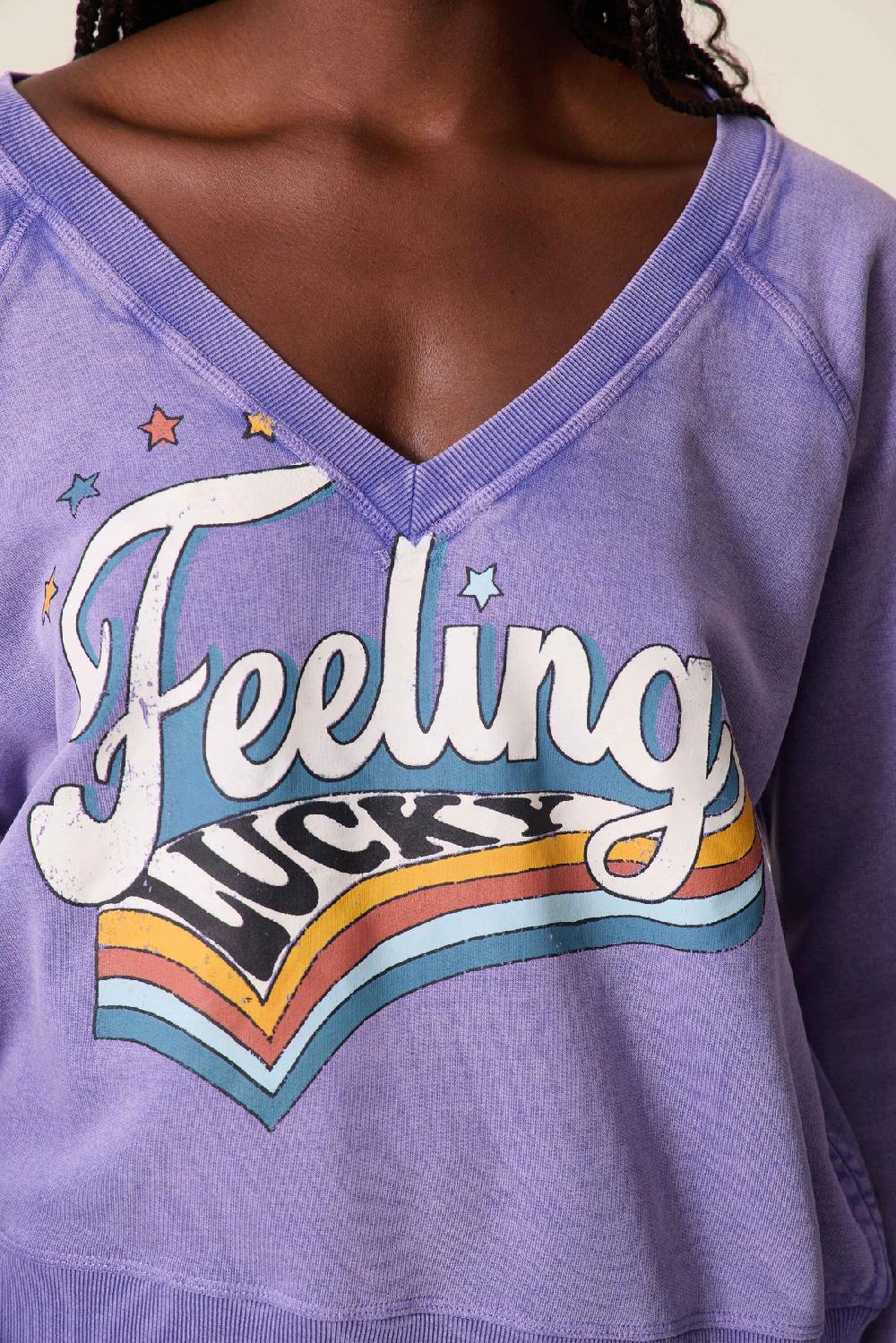 Leon & Harper Sweat Shavi Lucky Lilac