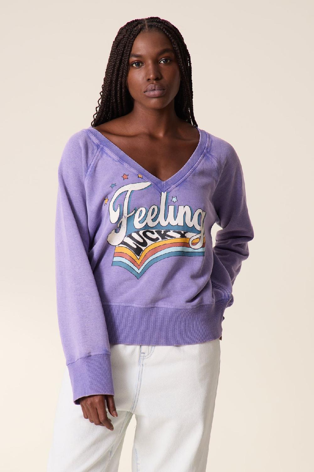 leon & harper Sweat Shavi Lucky Lilac