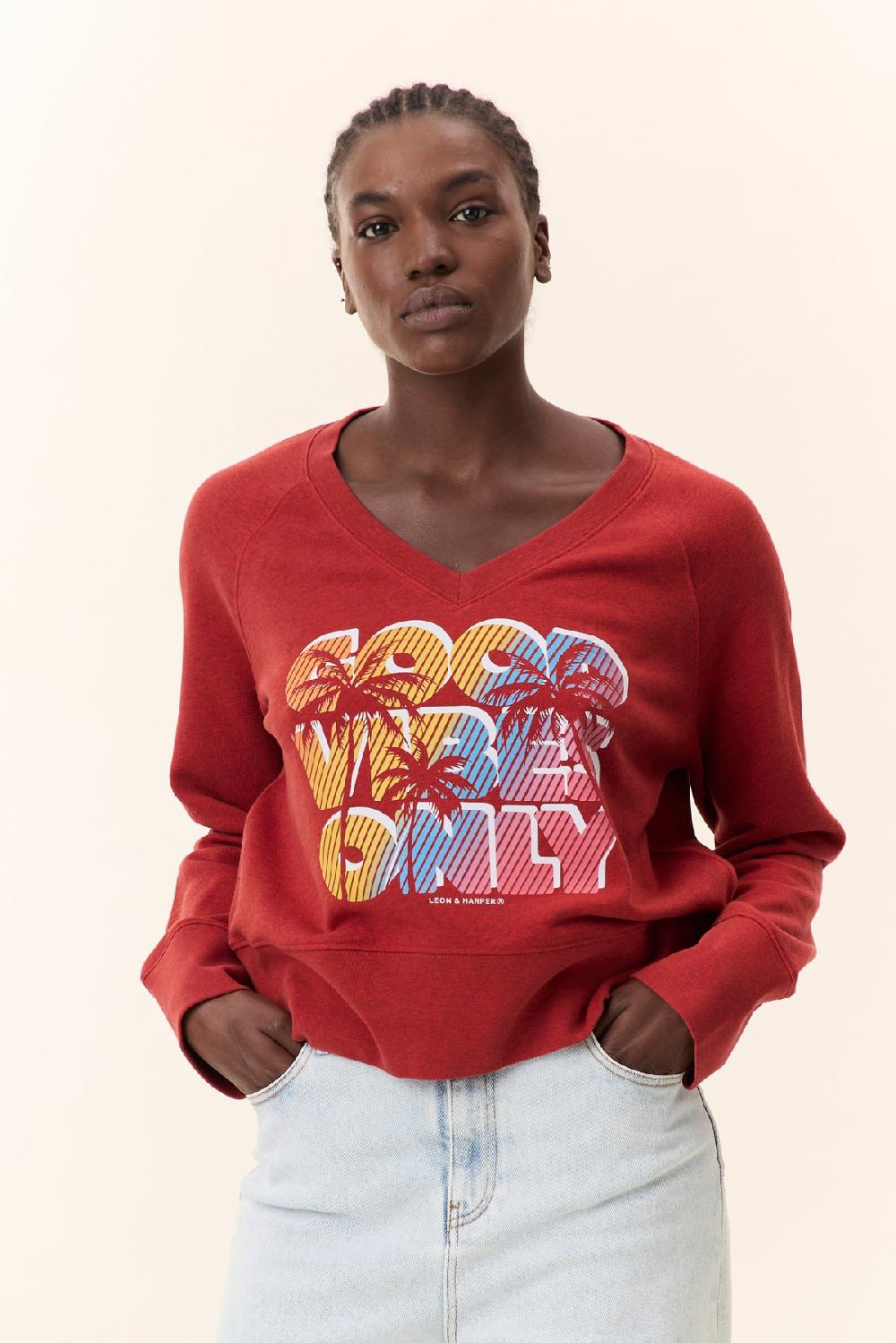 Leon & Harper Sweat Shavi Only Tomato