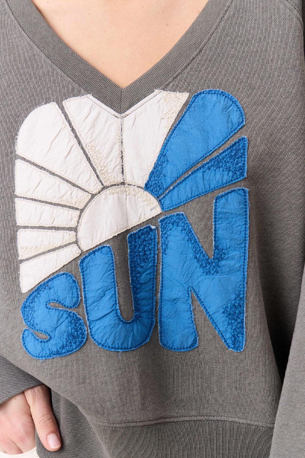 Leon & Harper Sweat Shavi Sun Carbone