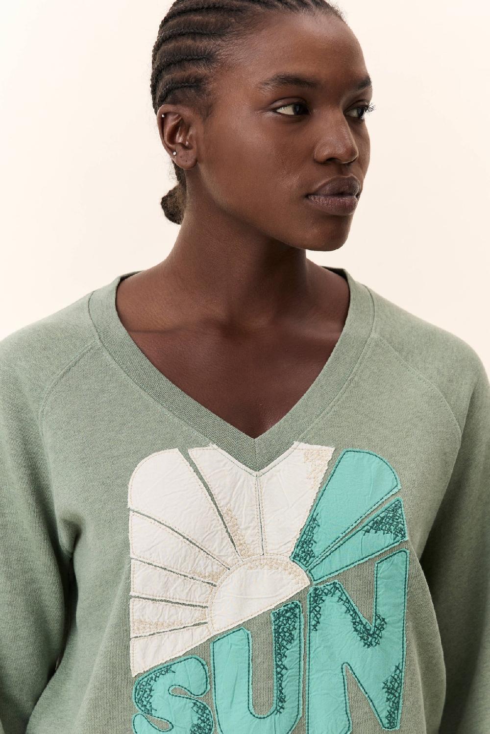 Leon & Harper Sweat Shavi Sun Green