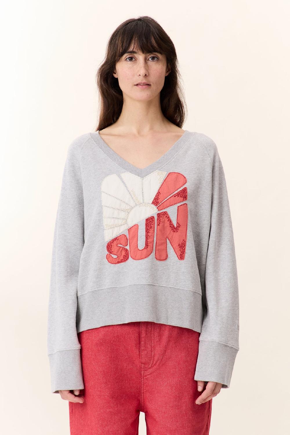 Leon & Harper Sweat Shavi Sun Grey
