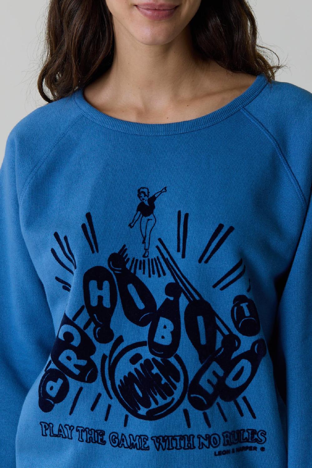 Leon & Harper Sweat Shine Bowling Sea