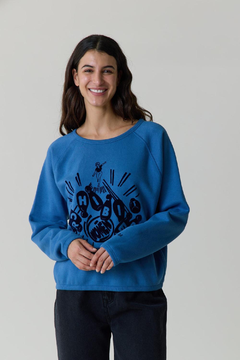 Leon & Harper Sweat Shine Bowling Sea