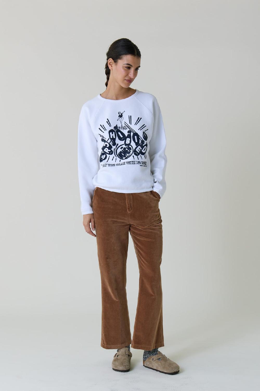 Leon & Harper Sweat Shine Bowling White