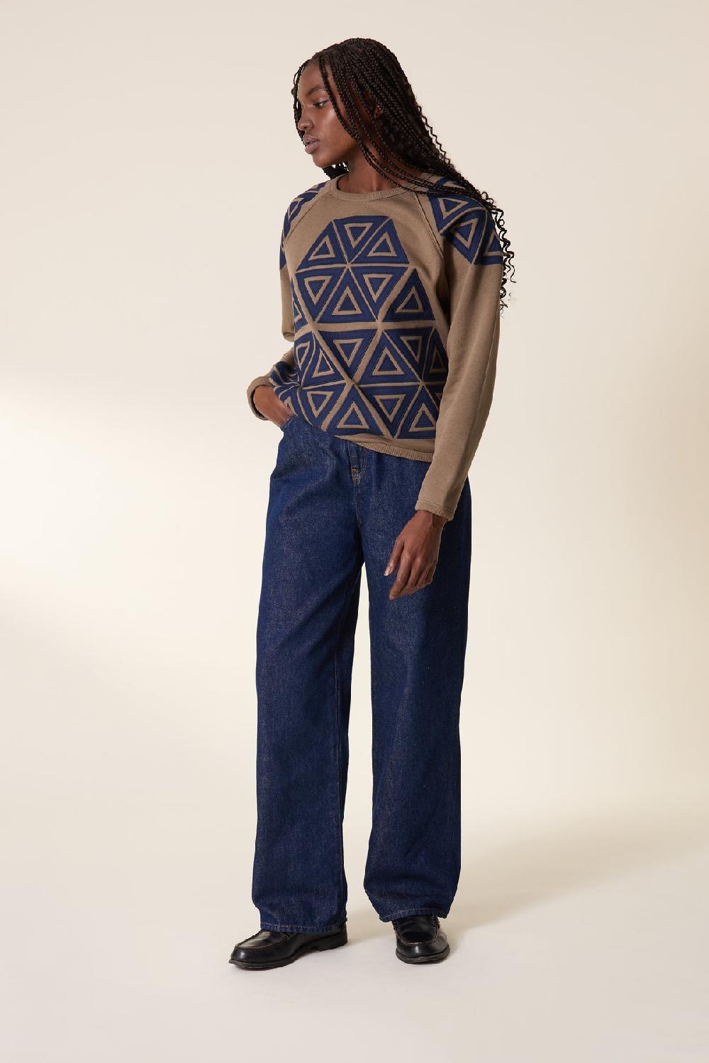 Leon & Harper Sweat Shine Triangle Sage