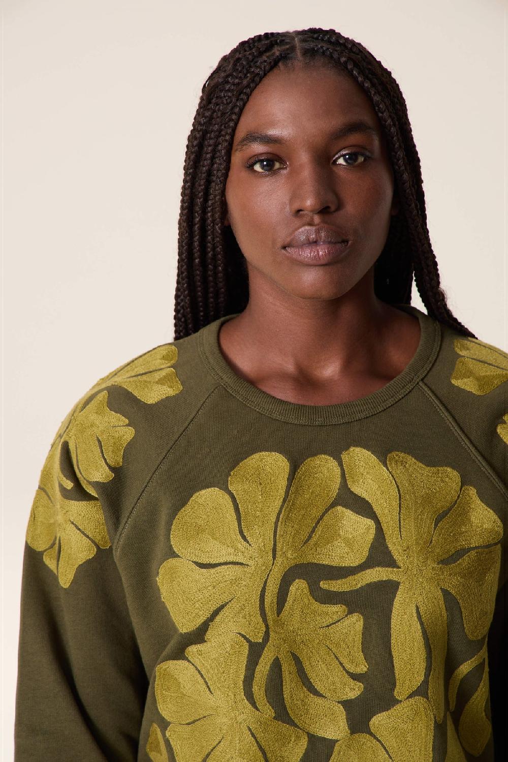 Leon & Harper Sweat Shine Tulip Khaki