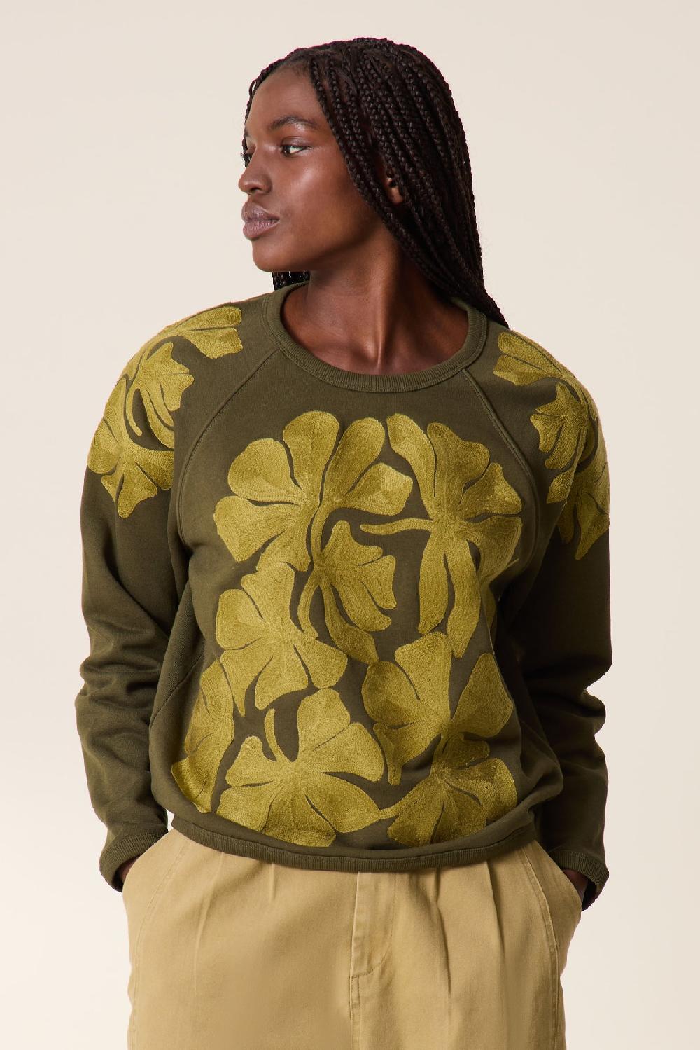 Leon & Harper Sweat Shine Tulip Khaki