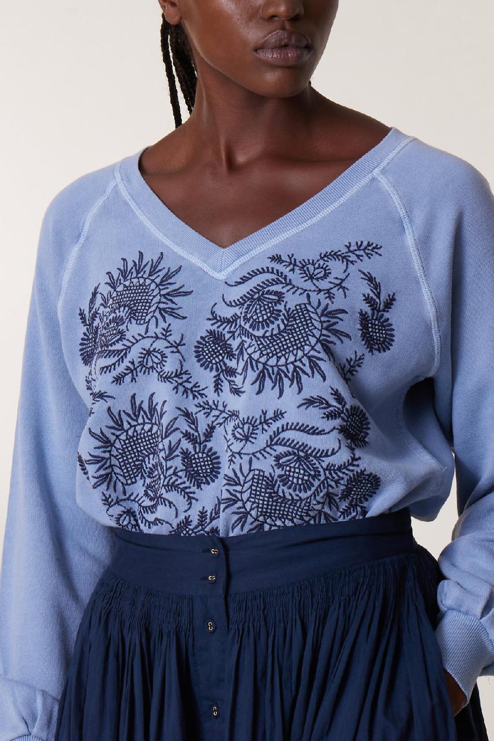 Leon & Harper Sweat Shiva Brd Lavender