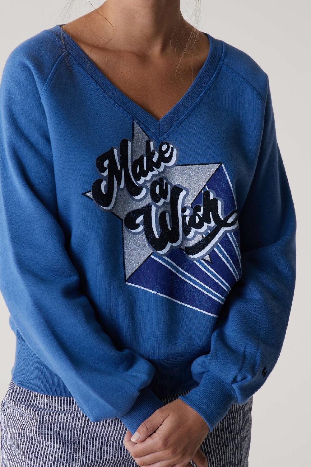 Leon & Harper Sweat Shiva Wish Sea