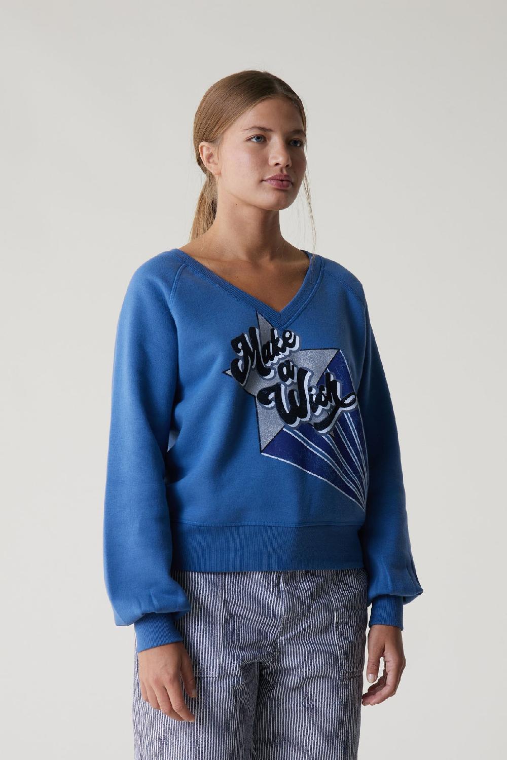 Leon & Harper Sweat Shiva Wish Sea