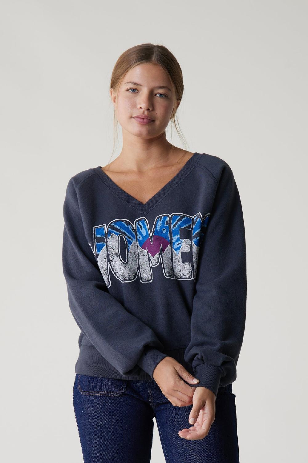 Leon & Harper Sweat Shiva Women Carbone