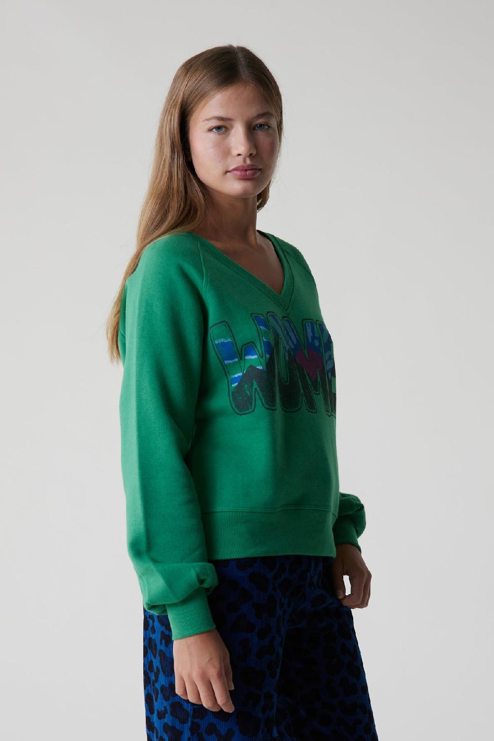 Leon & Harper Sweat Shiva Women Green
