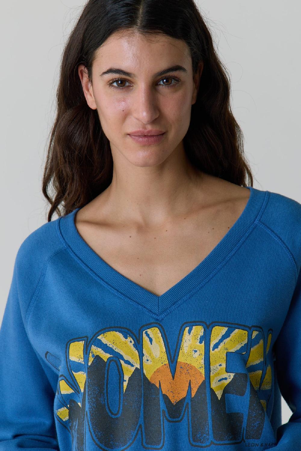 Leon & Harper Sweat Shiva Women Sea