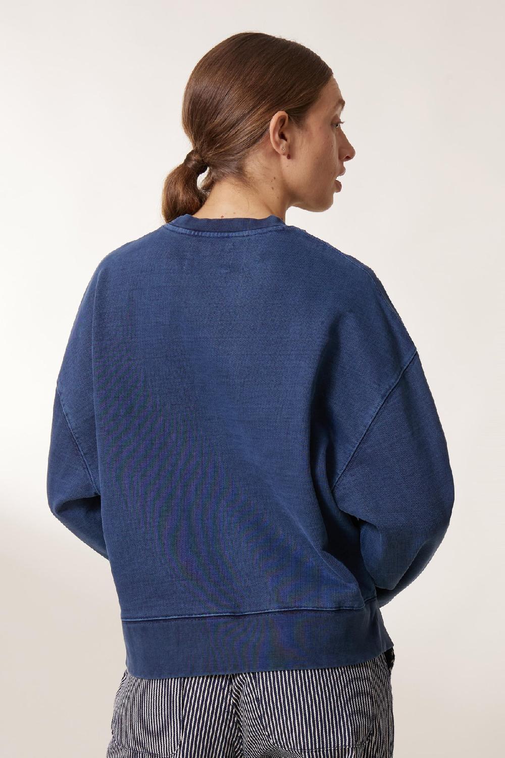 Leon & Harper Sweat Siena Stone Indigo