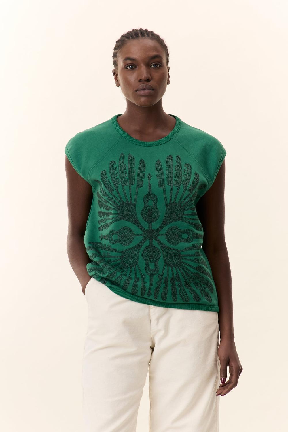 leon & harper Sweat Sirop Guitar Green