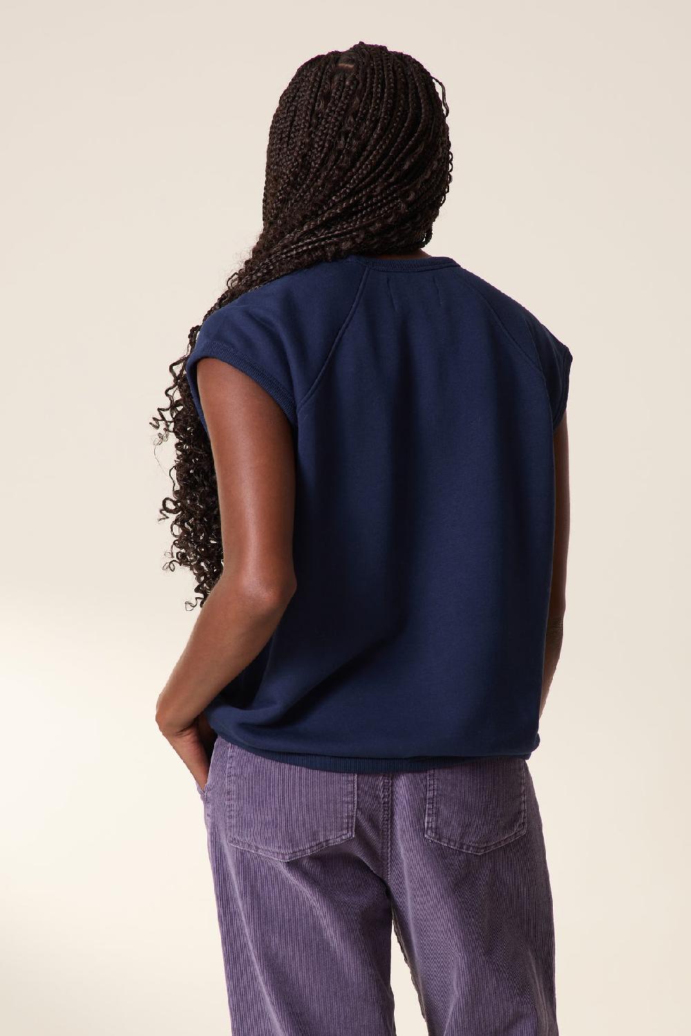 Leon & Harper Sweat Sirop Triangle Navy