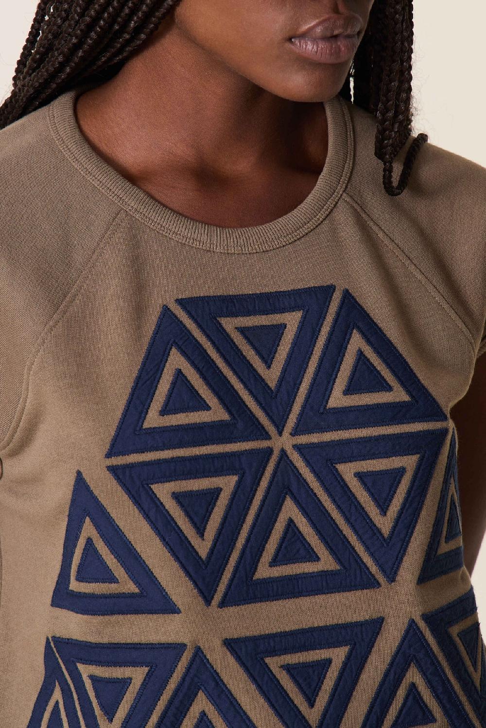 Leon & Harper Sweat Sirop Triangle Sage