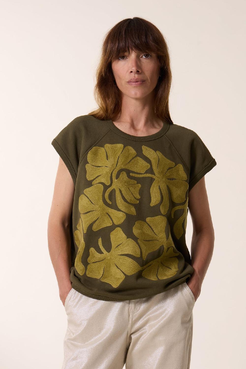 leon & harper Sweat Sirop Tulip Khaki