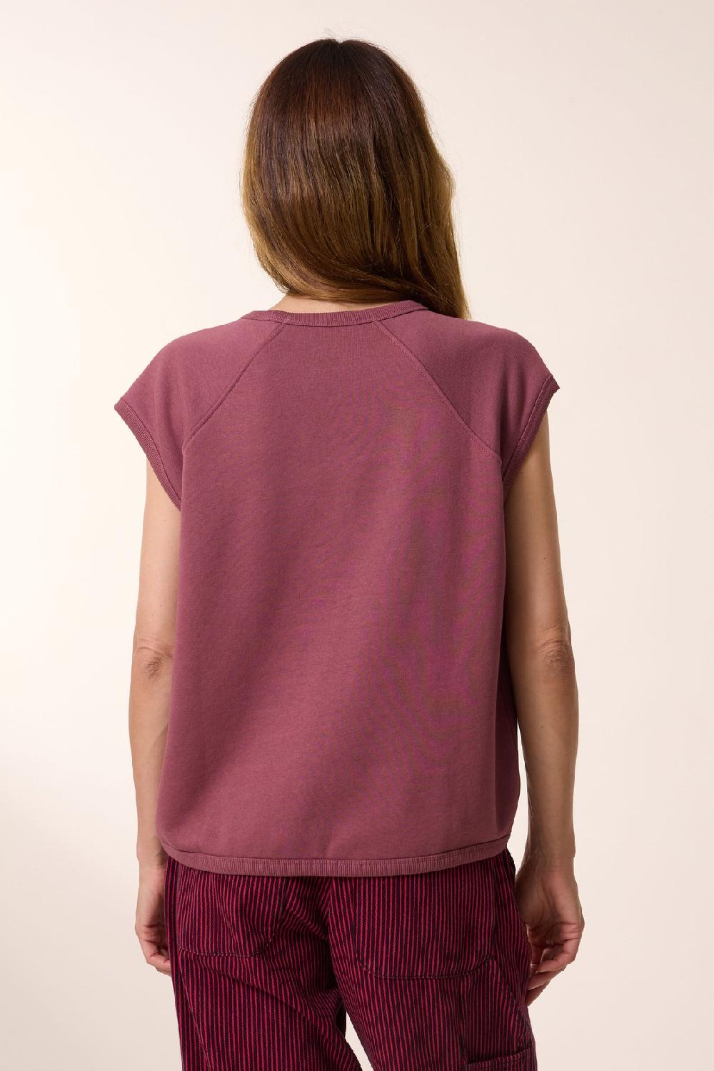 Leon & Harper Sweat Sirop Tulip Mauve