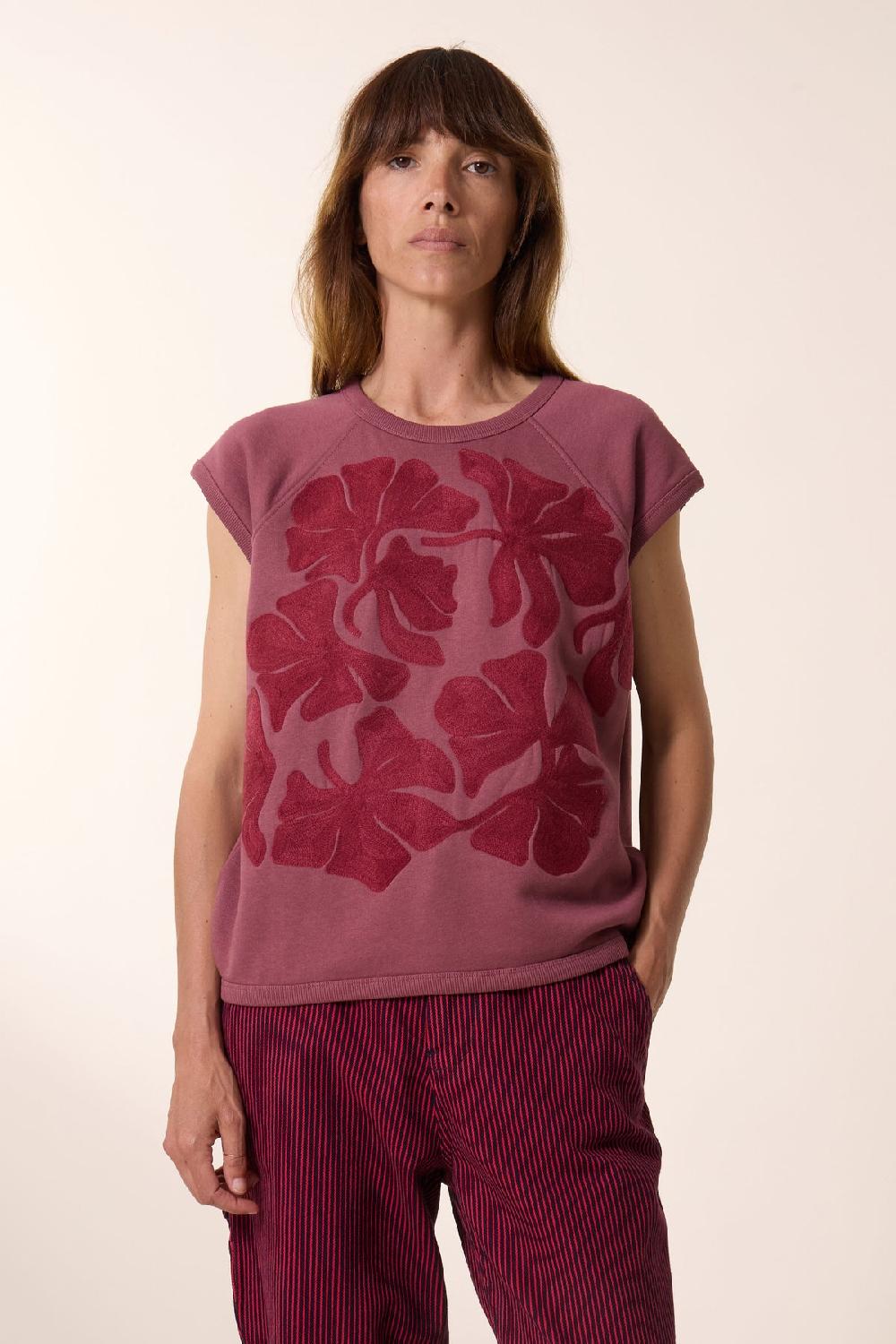 leon & harper Sweat Sirop Tulip Mauve