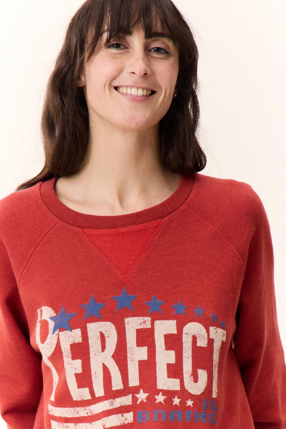 Leon & Harper Sweat Solo Perfect Tomato