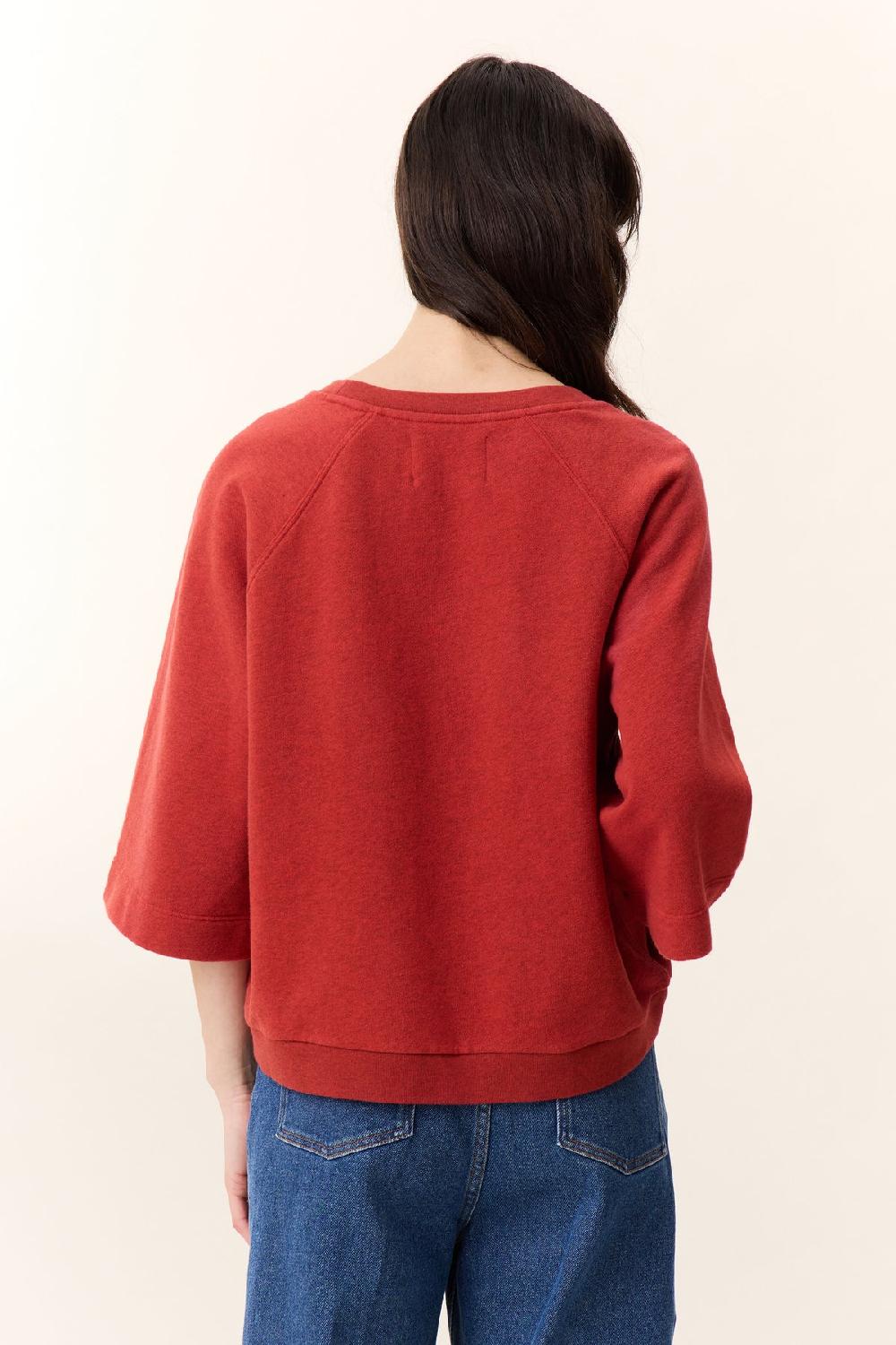 Leon & Harper Sweat Solo Perfect Tomato