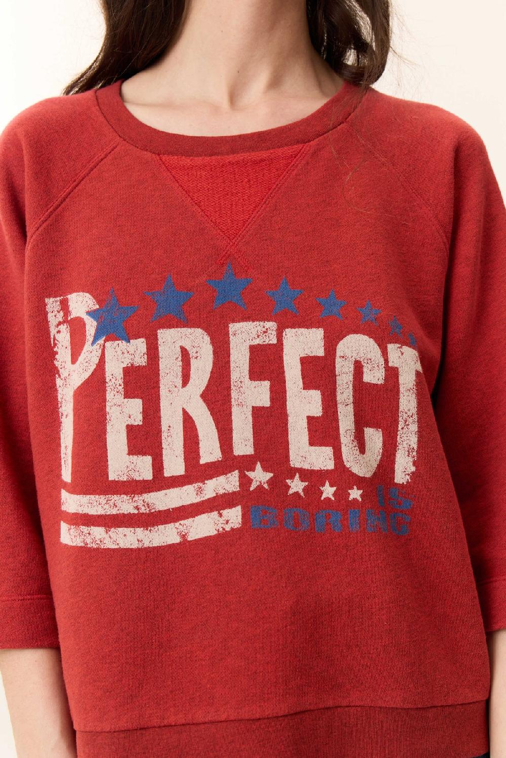 Leon & Harper Sweat Solo Perfect Tomato