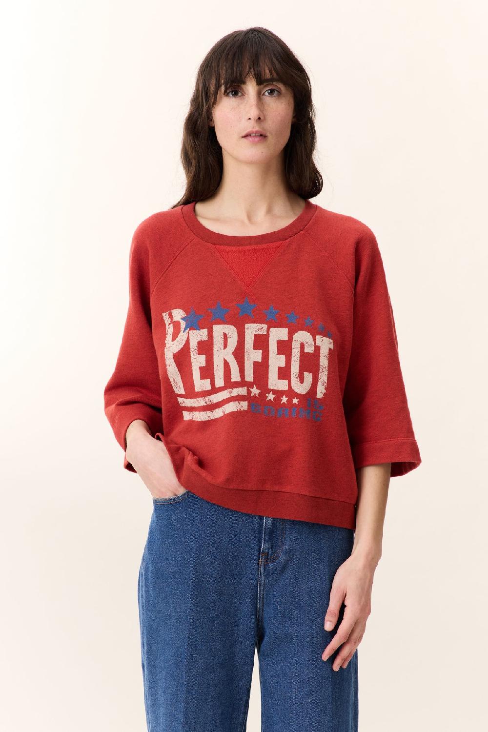 leon & harper Sweat Solo Perfect Tomato