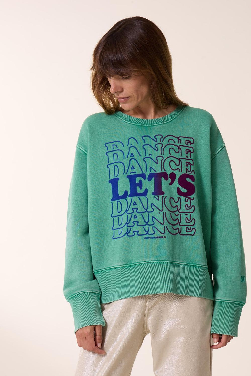 Leon & Harper Sweat Sorbet Lets Green