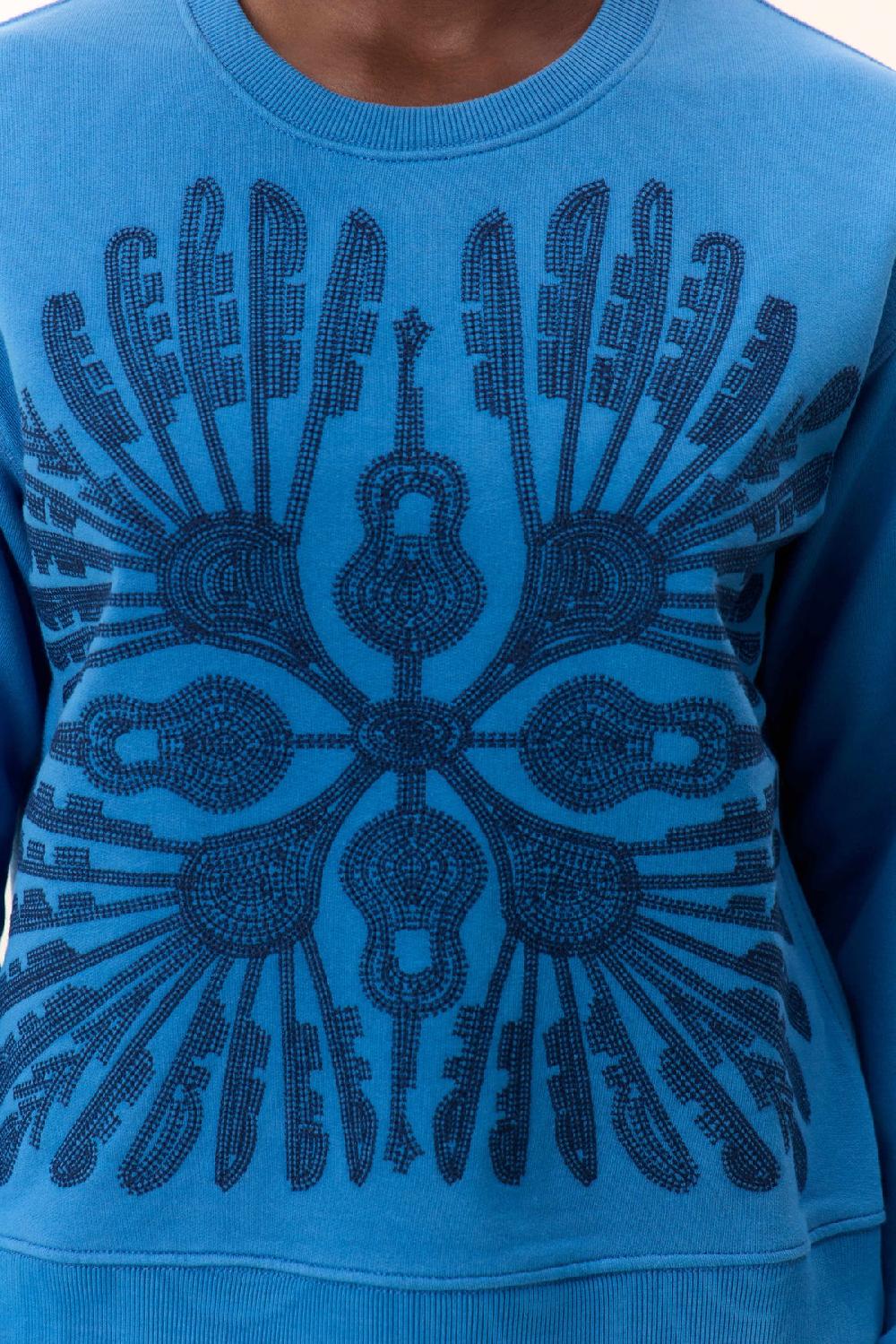 Leon & Harper Sweat Sortie Guitar Azur