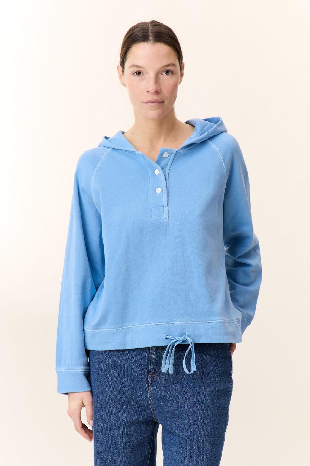 leon & harper Sweat Suki Plain Blue