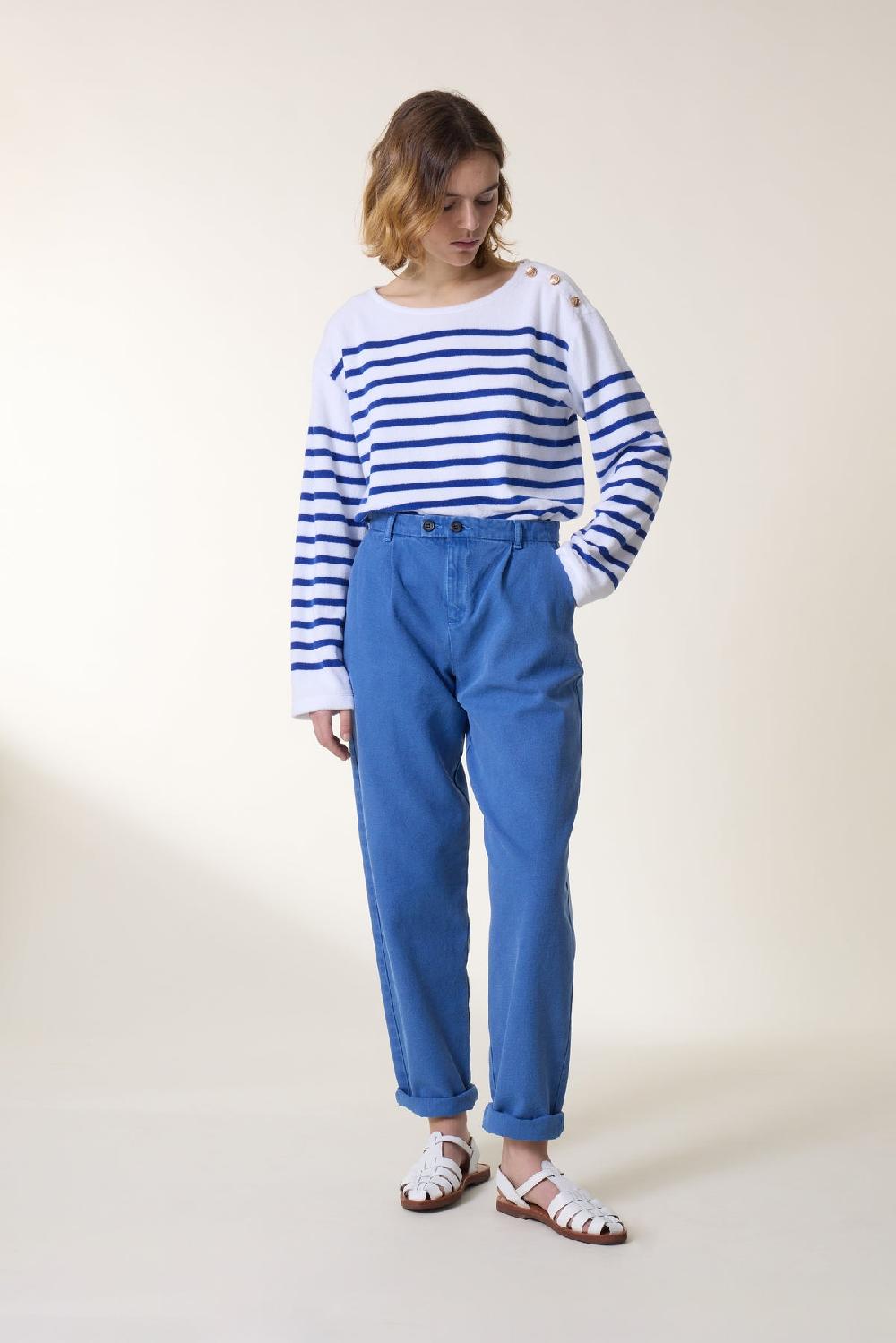 Leon & Harper Sweat Thilla Sailor Blue