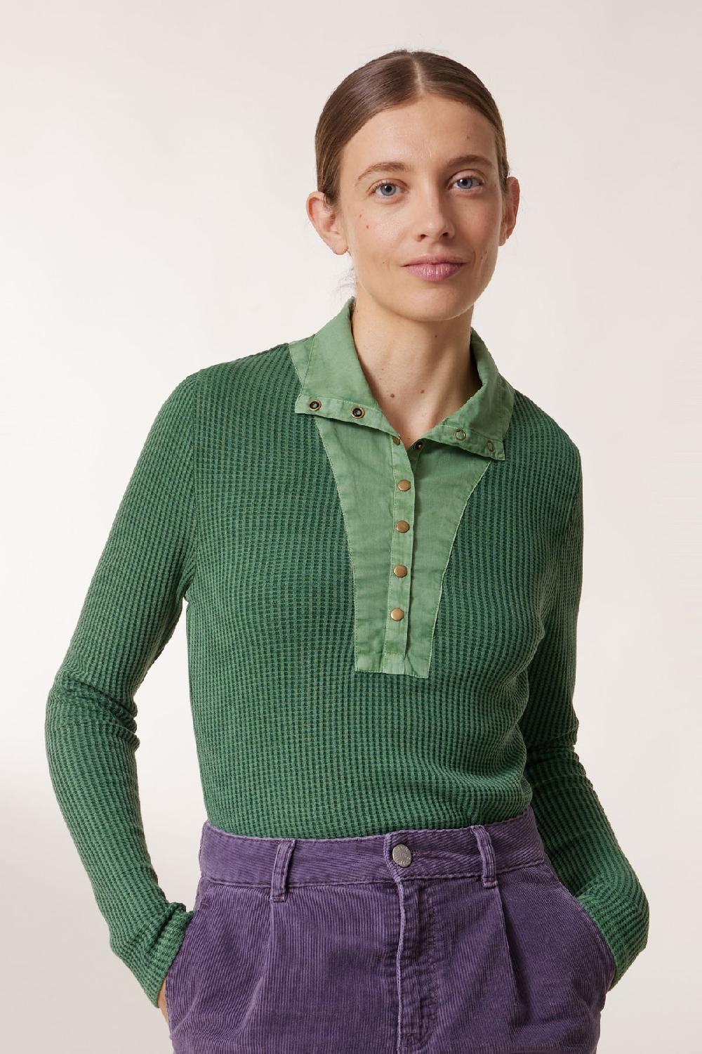 leon & harper T shirt Tabia PLN Green