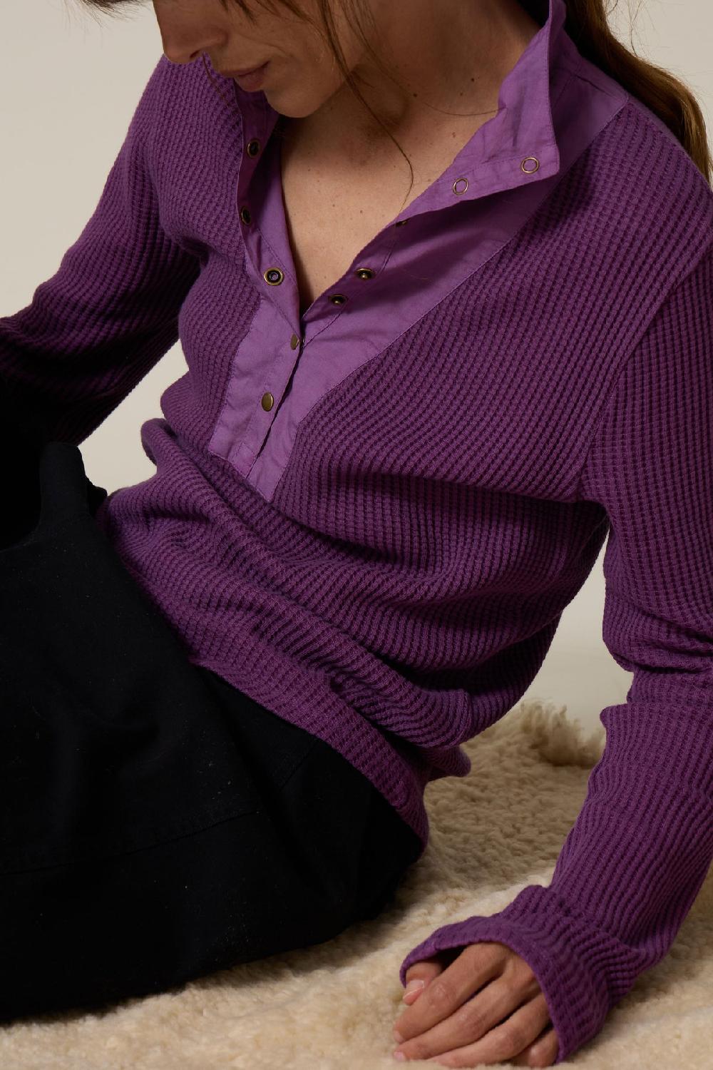 Leon & Harper T Shirt Tabia PLN Purple