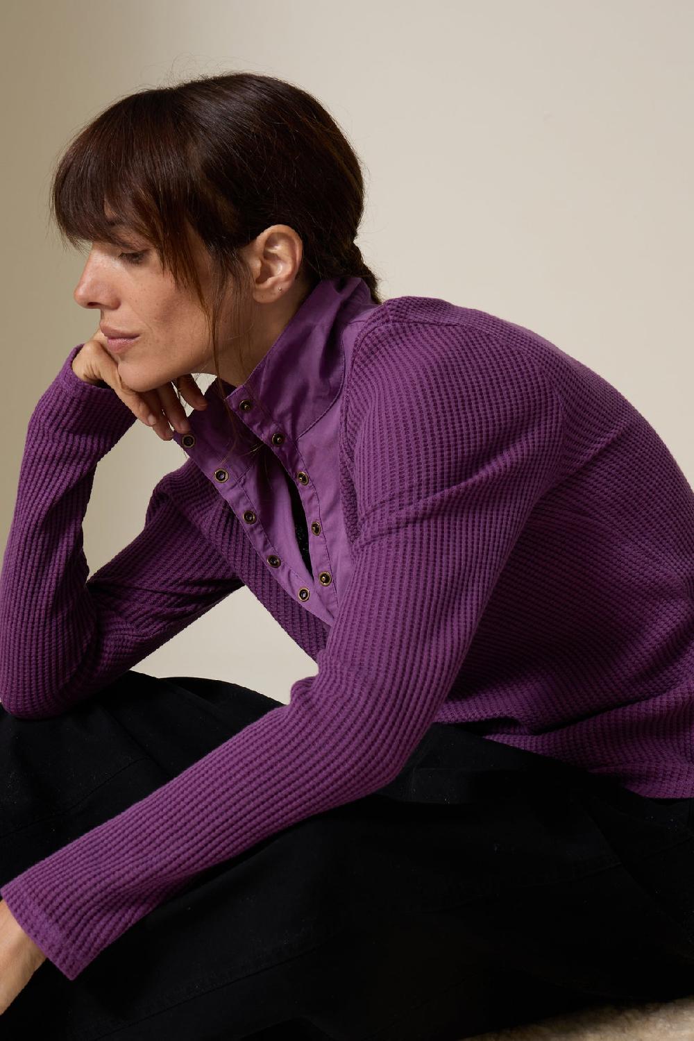 leon & harper T shirt Tabia PLN Purple