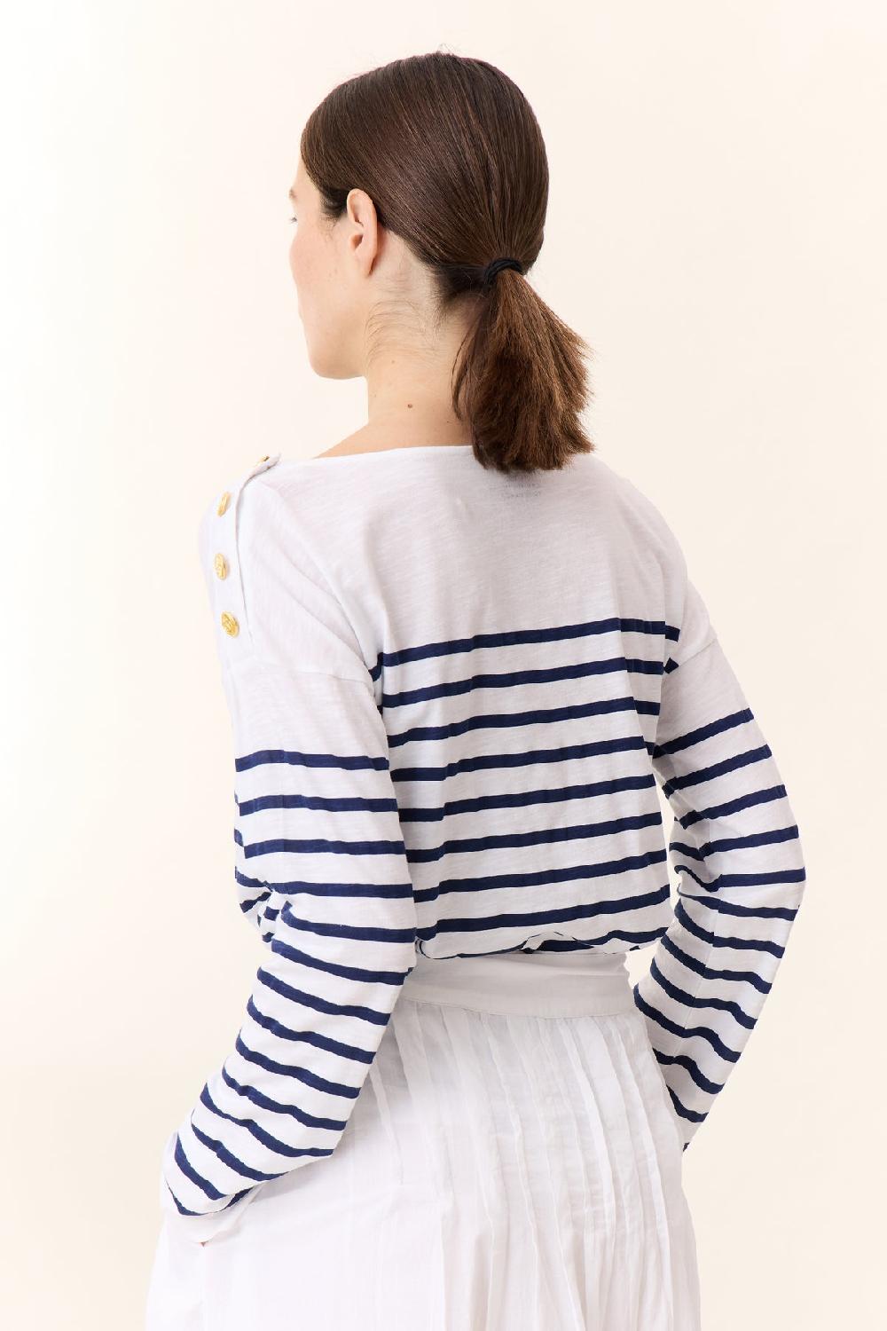 Leon & Harper T Shirt Thilla Band White