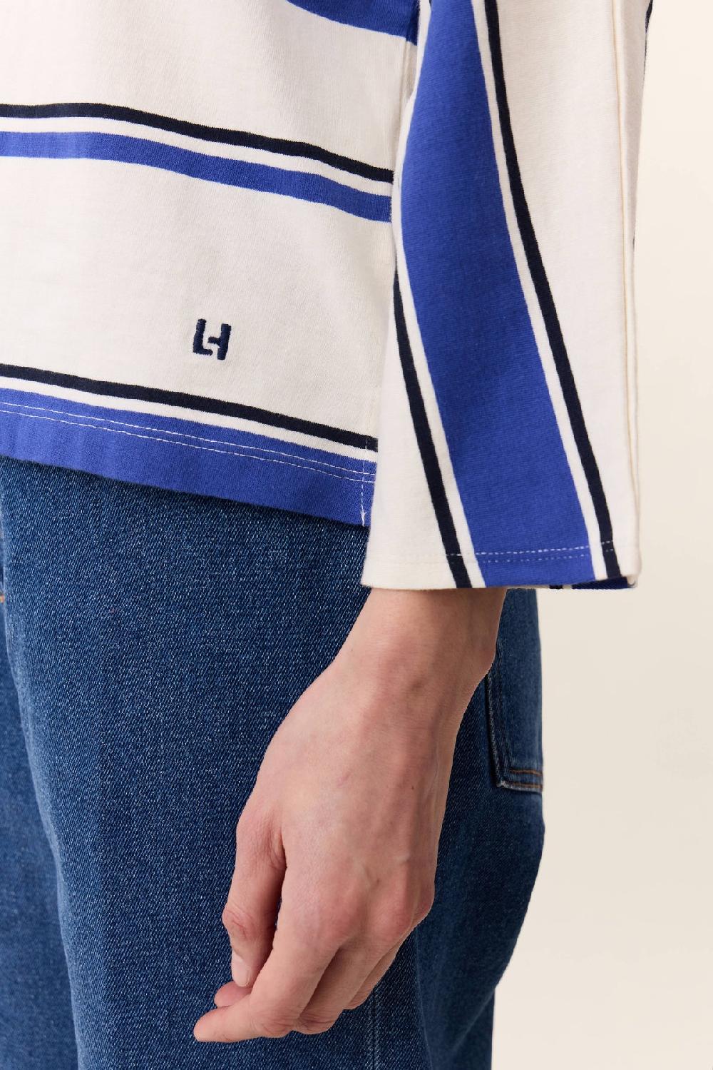 Leon & Harper T Shirt Tigy Sea Blue