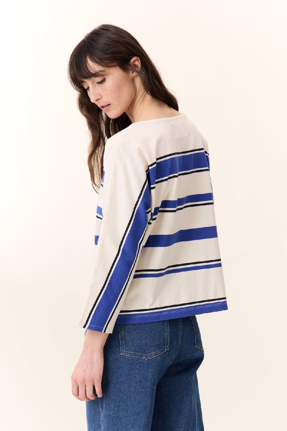 Leon & Harper T Shirt Tigy Sea Blue