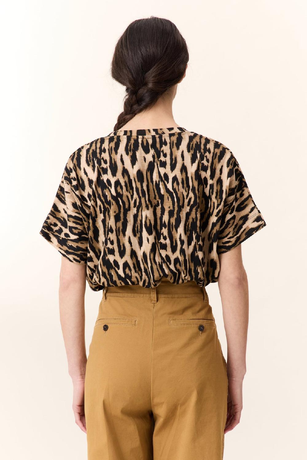 Leon & Harper T Shirt Timao Savane Beige