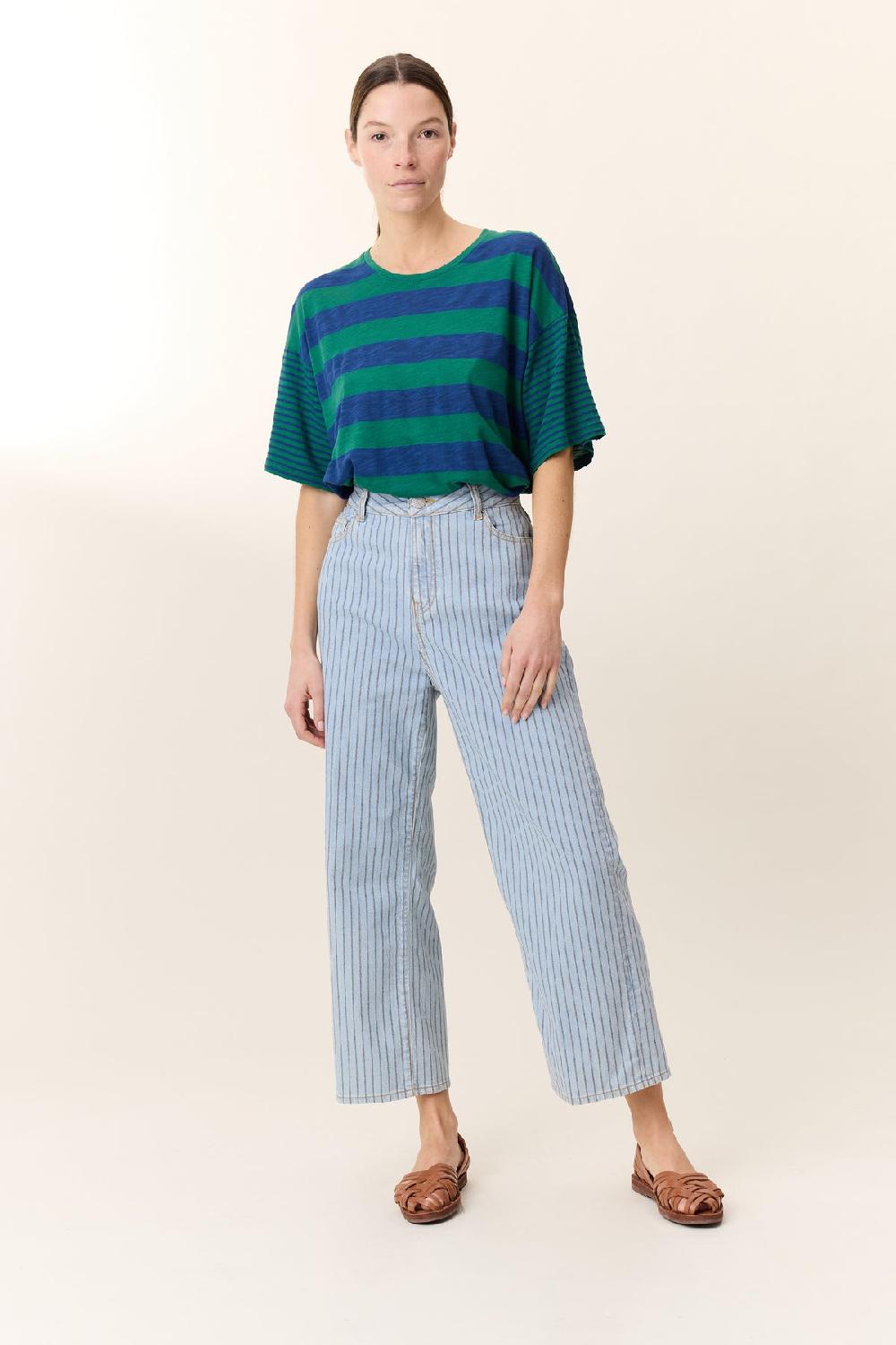 Leon & Harper T Shirt Titan Lake Green