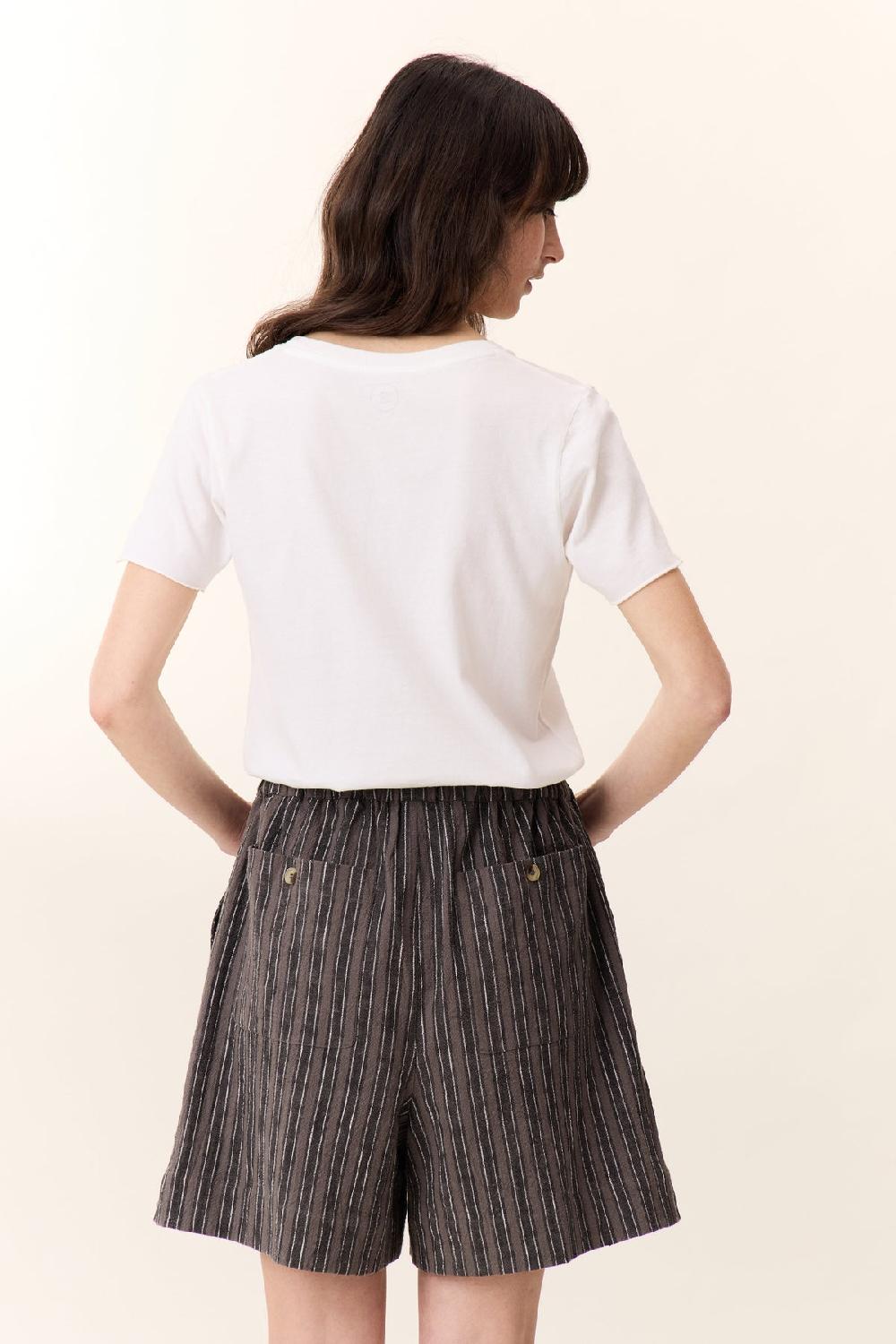 Leon & Harper T Shirt Tizia Addict Off White