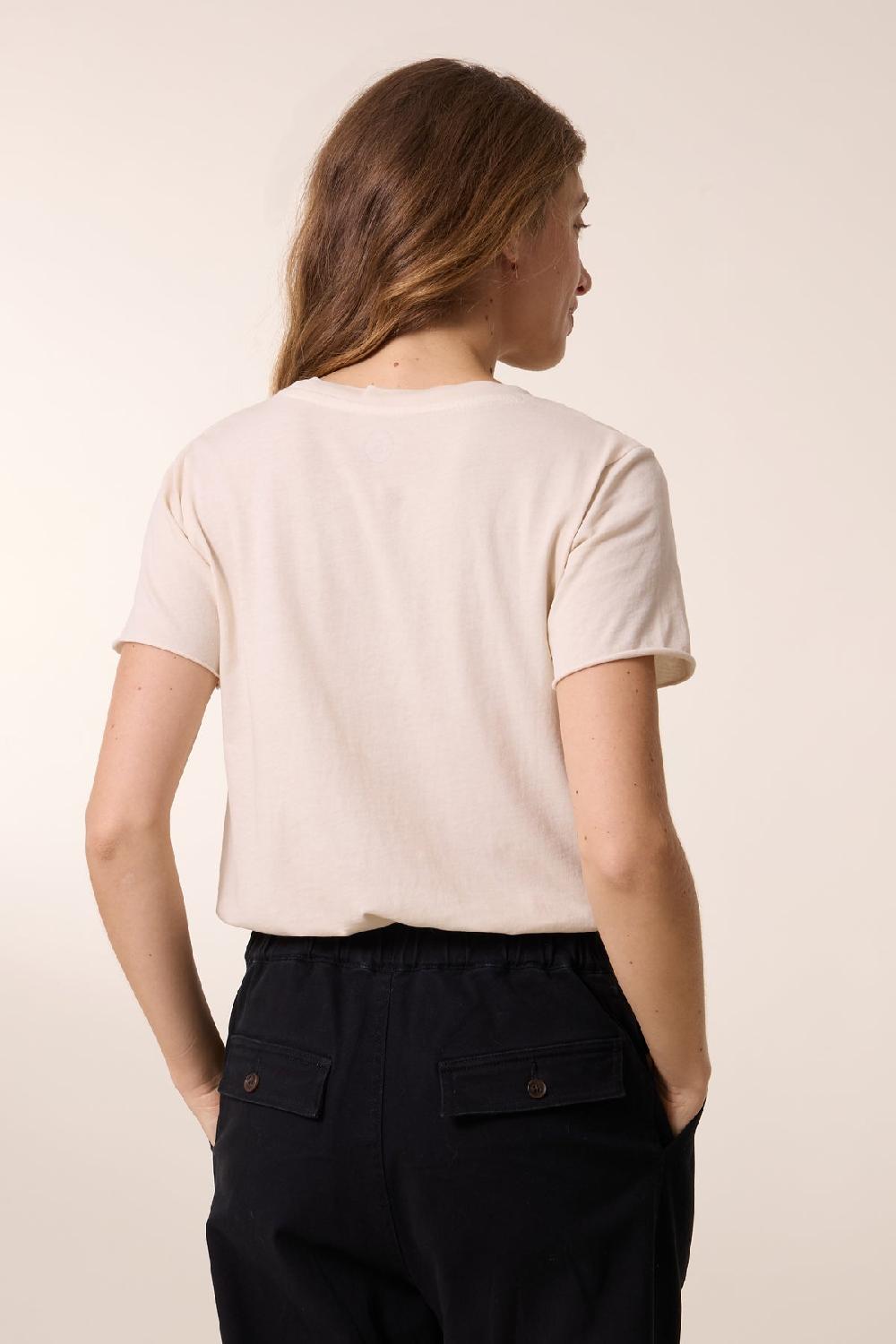 Leon & Harper T Shirt Tizia Diamonds Off White