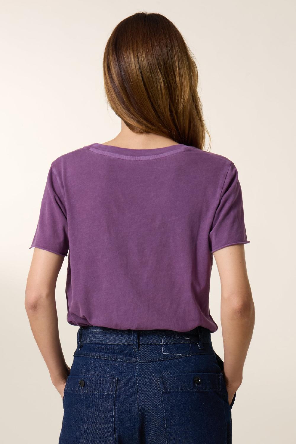 Leon & Harper T Shirt Tizia Leon Purple